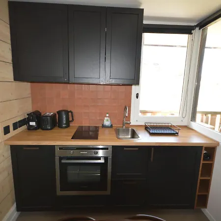 Apartment Renove Au Pied Des Pistes Avec Balcon Et Cuisine Equipee